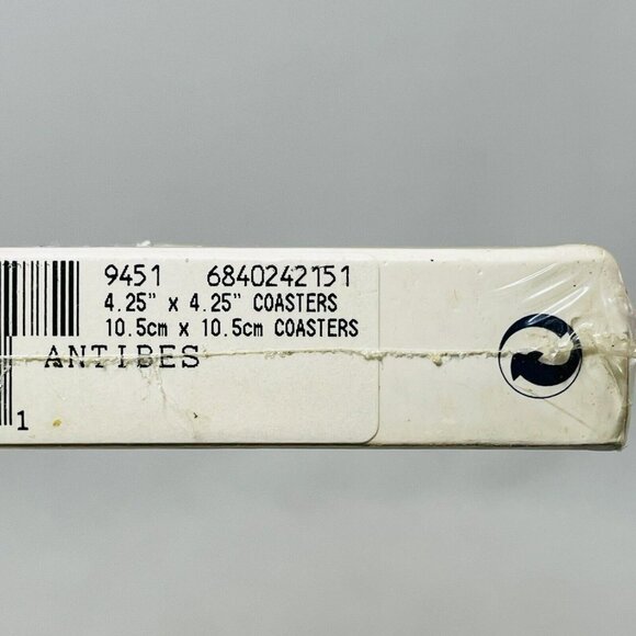 England Pimpernel Coaster Set 4 Cork 4.25” Square Fruit Spring Summer Gardening - Picture 6 of 8